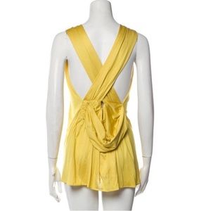 Emilio Pucci Yellow Silk Tunic Top NWT! ✨